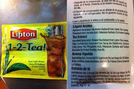 decoding labels restaurant iced tea