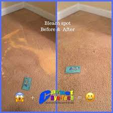 bleach spot permanent carpet stain