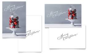 christmas display greeting card