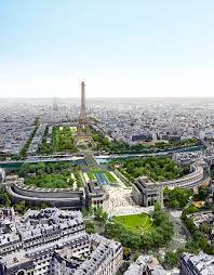 greening of the eiffel tower site