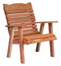 Cedar Wood Patio Lounge Chair From