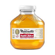 apple juice in apple jar martinelli