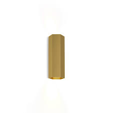 Wd 301420g0 Hex Gold Wall Light
