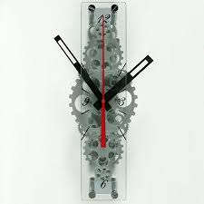 Oblong Gear Clock Gear Wall Clock