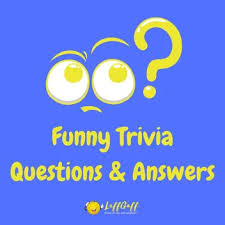You can use this swimming information to make your own swimming trivia questions. 25 Funny Trivia Questions Laffgaff Home Of Fun And Laughter