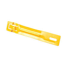 8 steel yellow drop wire securing clip
