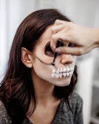 skeleton makeup how to