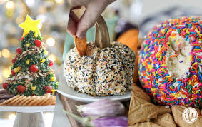I like to make easy cheesy christmas tree shaped appetizers whenever i'm hosting a party. A Cheeseball Recipe For Every Season Delicious Cheeseball Recipes