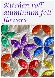 Kitchen Roll Aluminium Foil Flowers