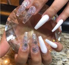 White coffin nails are simply beautiful, you don't have to try anything fancy to make them look them funkier. 40 Impressive White Coffin Nail Designs You Ll Flip For In 2020 For Creative Juice