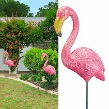 Ihr wollt euch den aufblasbaren mega flamingo by intex zulegen? Flamingo Gartenfiguren Skulpturen Aus Kunststoff Gunstig Kaufen Ebay