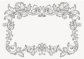 filigree frame vector art icons and