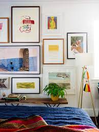 gallery wall with the frame tv