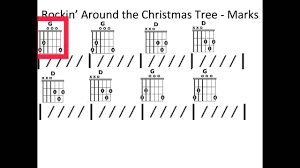 Rockin Around The Christmas Tree Moving Chord Chart