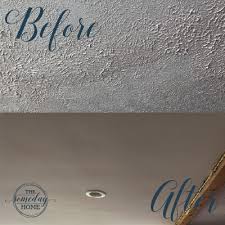 How To Remove Stippled Ceiling Texture