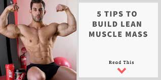 5 tips to build lean muscle m ryan