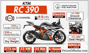 ktm rc 390 features