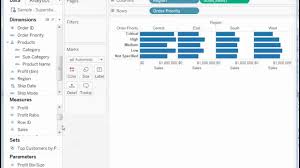 How To Move Horizontal Bar Chart Headers From Bottom To Top In Tableau