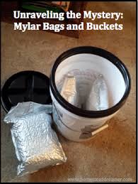 using mylar bags and buckets