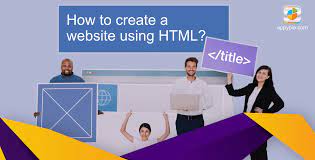 create a using html