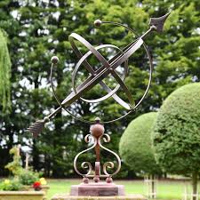 Wrought Iron Armillary Sphere With