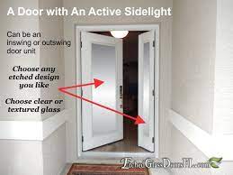front door with sidelights that open