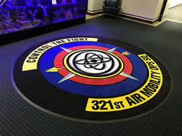 customized promotional logo rugs logo