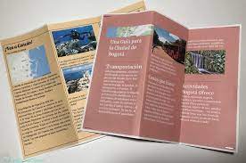 age project a city guide brochure