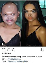after makeup transformation stuns
