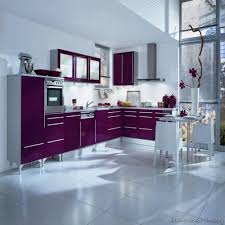 White Tile Flooring Modern Purple