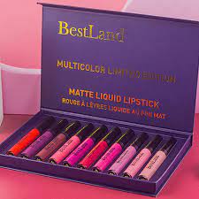 10pcs set makeup matte lipstick lip kit