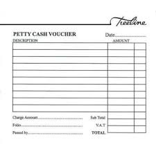 Treeline Petty Cash Voucher Pads 125 X 95mm 36 Sheets