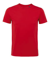 Klasiska piegriezuma sarkans vīriešu T–krekls ar apaļu kakla izgriezumu  Martin Men cena | 220.lv