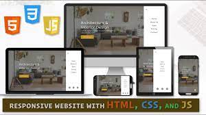 responsive with html css and