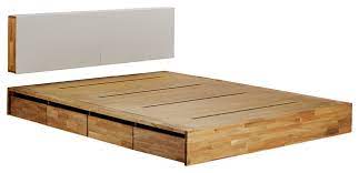 Mash Lax Platform Solid Wood Storage