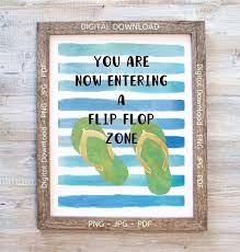 Flip Flop Decor Flip Flop Wall Art