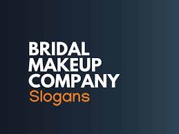 best bridal makeup business slogans