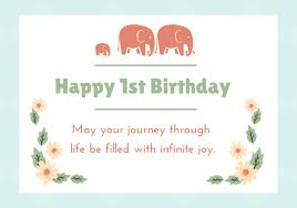 Make a joke, say something cute, or poke fun at the parents. 150 Perfect First Birthday Card Messages Futureofworking Com