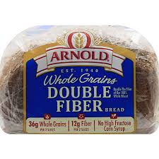 arnold whole grains bread double fiber