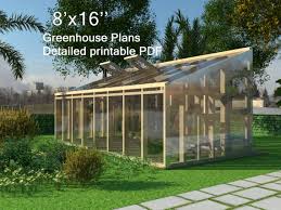 8x16 Greenhouse Plans Wood Green House