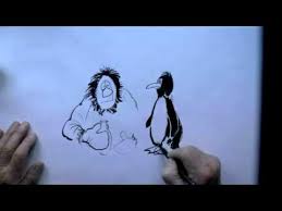The penguin takes out a piece of ice. Penguin Walks Into A Bar Joke Youtube