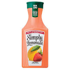 simply lemonade with strawberry