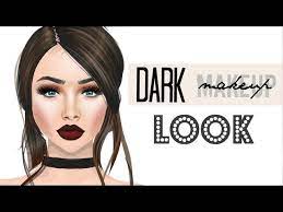 dark makeup look stardoll you