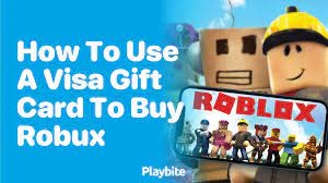 a visa gift card to robux playbite
