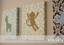 Diy Painted Fabric Canvas