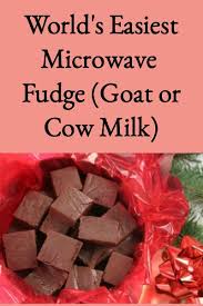 goat milk fudge goat or cow milk
