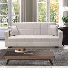 Sofa Bed 198x105 Cm Linen Storage