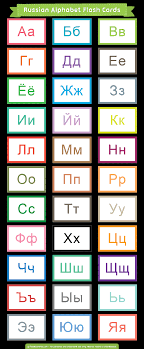 Free downloads poster and tables. Printable Russian Alphabet Flash Cards
