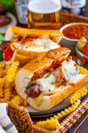 grilled italian sausage sandwiches