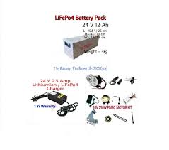 Get the best deals on lithium iron phosphate rechargeable batteries. E Bike Kit With Lifepo4 Battery Pack And Lithium Ion Phosphate Charger India Go Solar